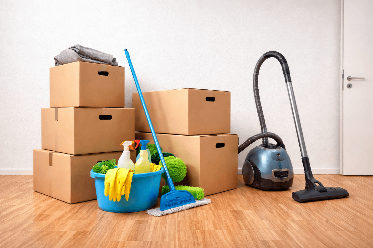 Move out cleaning preparing an empty home in Atlanta